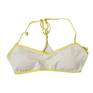 L SPACE Women's Pamela Swimsuit Top Cream NWT